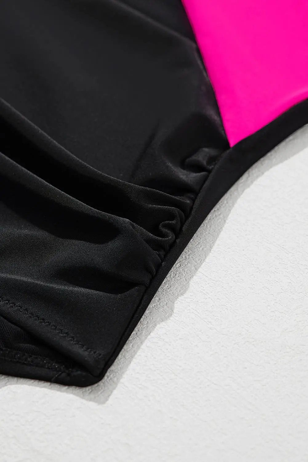 Chic rose red cutout monokini - Love Salve